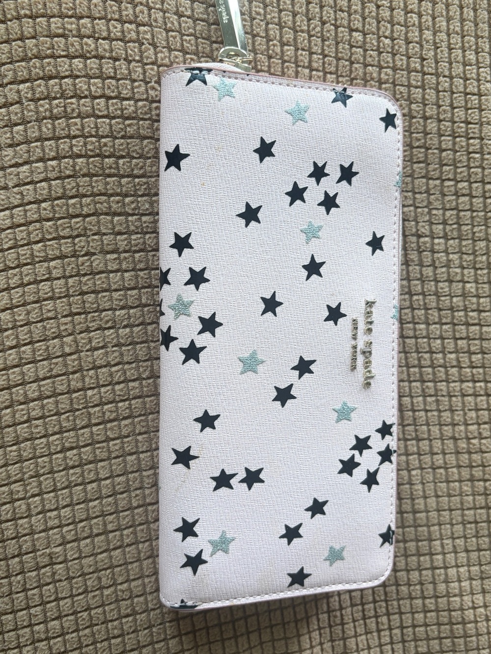 kate spade Pink Star Zip-Around Wallet